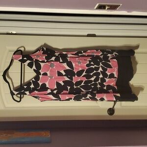 Black pink grey Dress barn dress Size 22